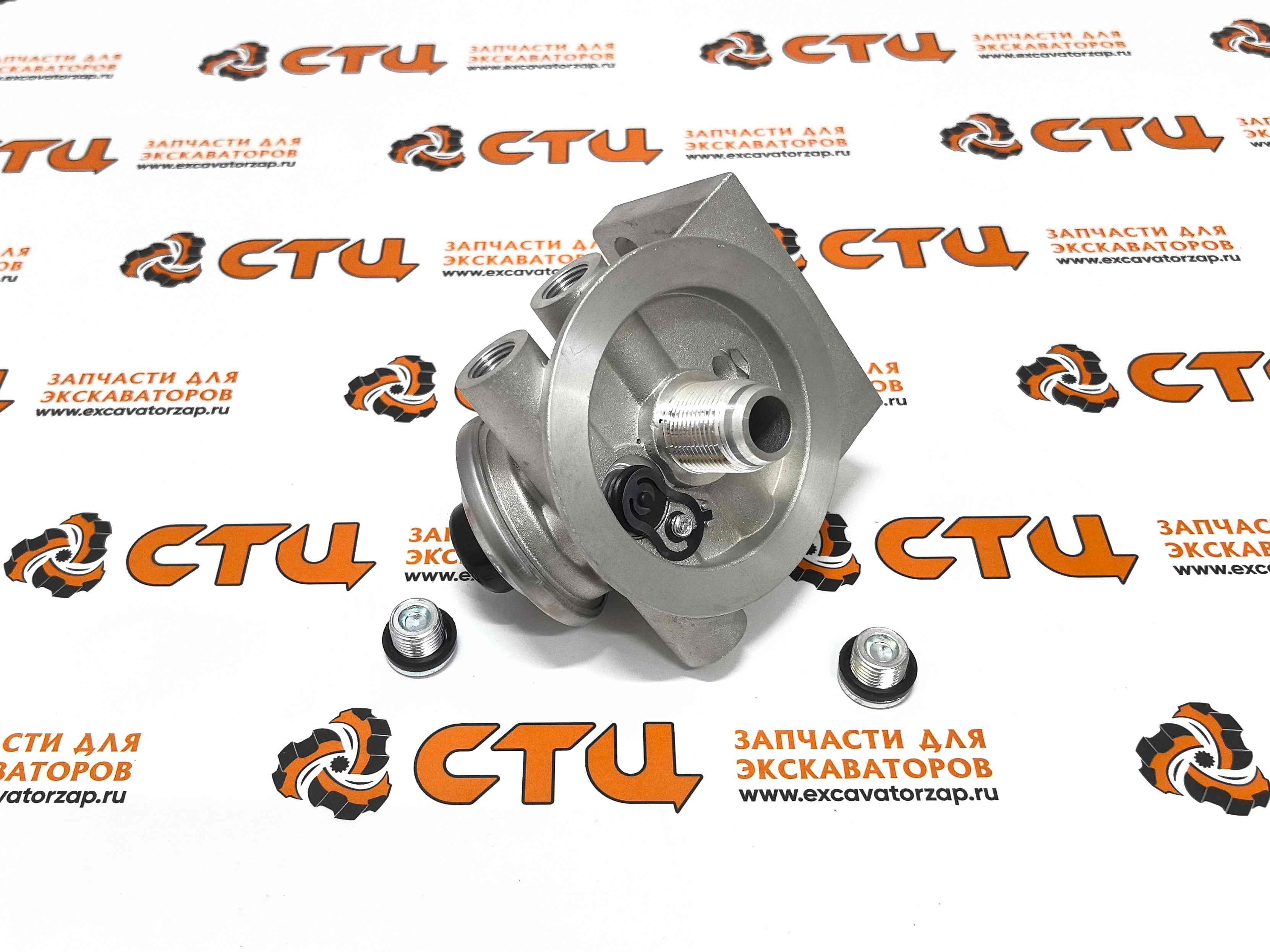 Корпус (голова, без подогрева) фильтра 11LD-20240 грубой очистки экскаватора HYUNDAI