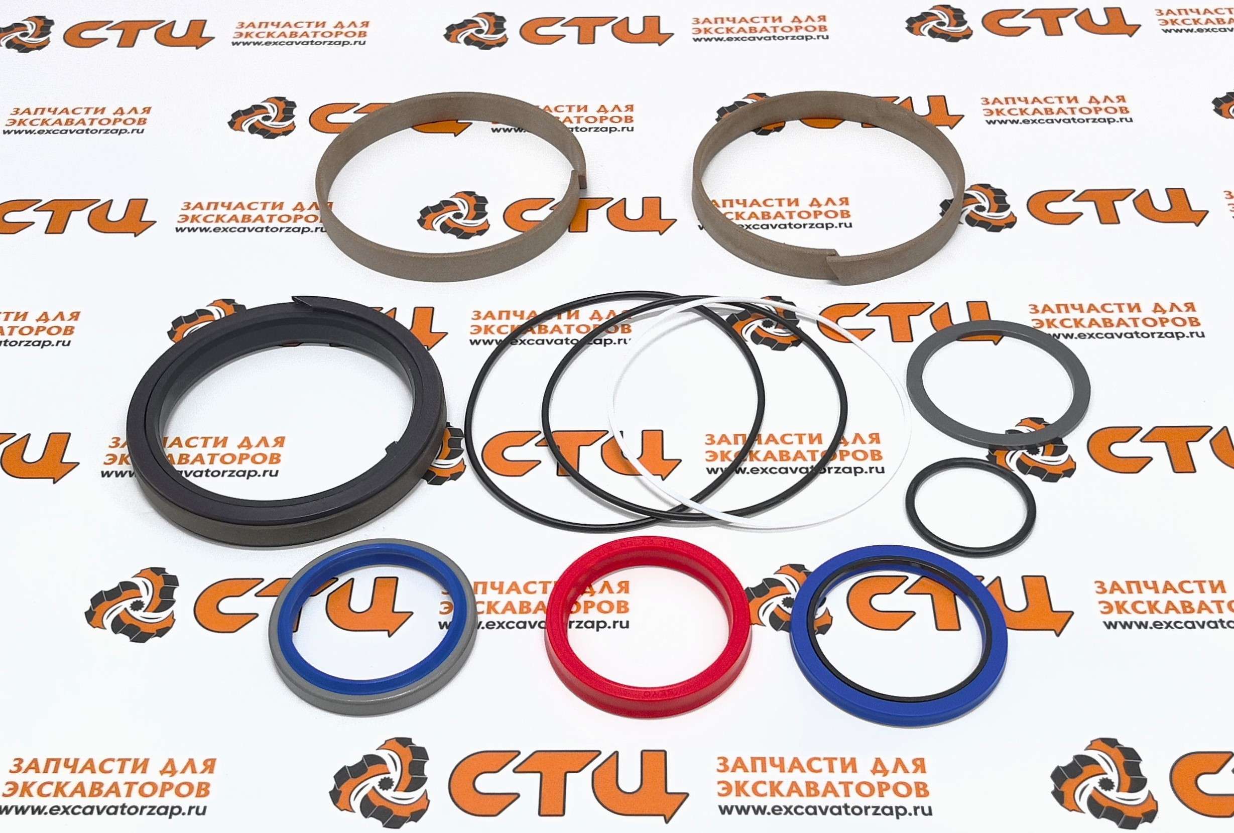 Ремкомплект 707-99-45350 гидроцилиндра экскаваторной стрелы Komatsu WB93, WB95