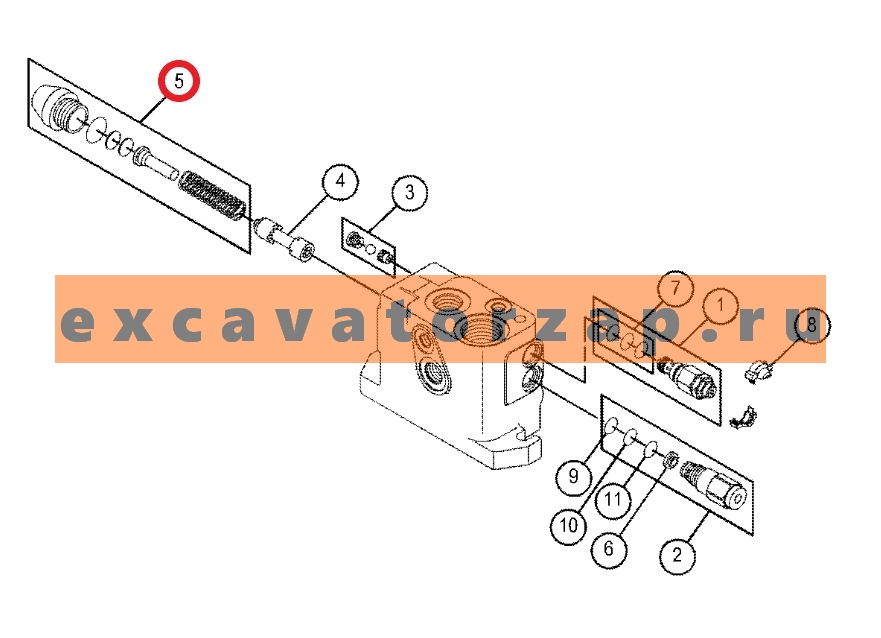 Запчасти для CAT 428/432/434/444