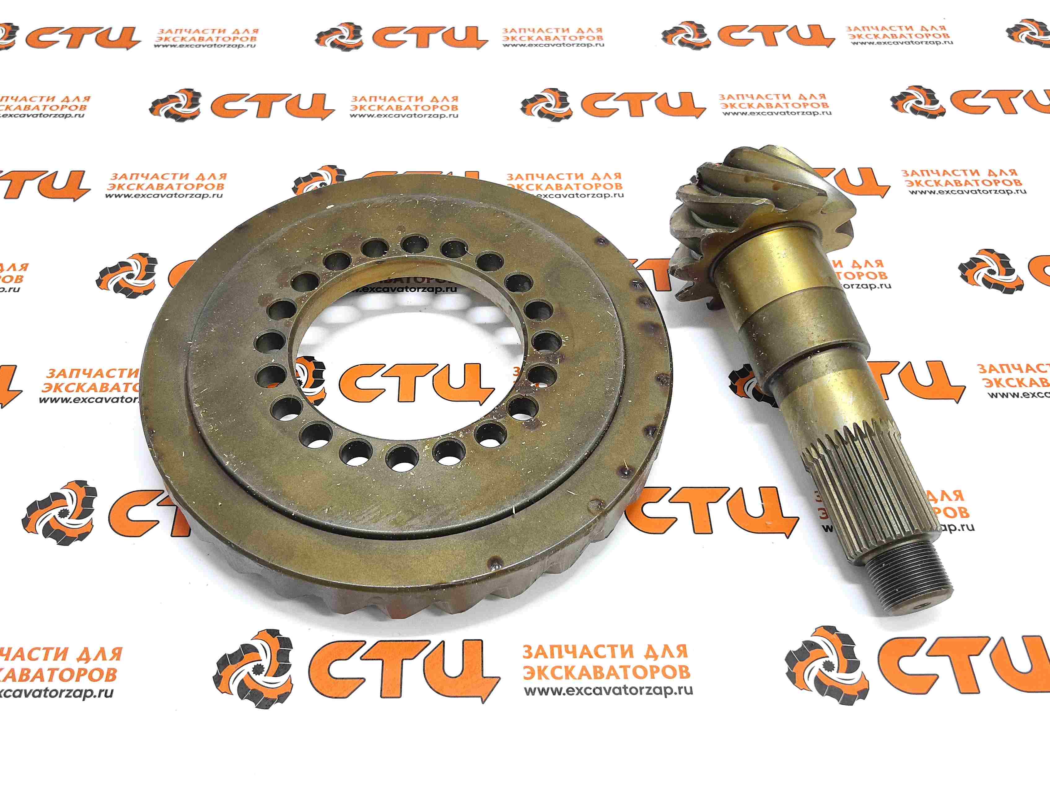 Главная пара ZGAQ-04425 + ZGAQ-04424 моста фронтального погрузчика HYUNDAI HL730-9, HL730-9A, HL730-9S, HL730TM-9, HL730TM-9A