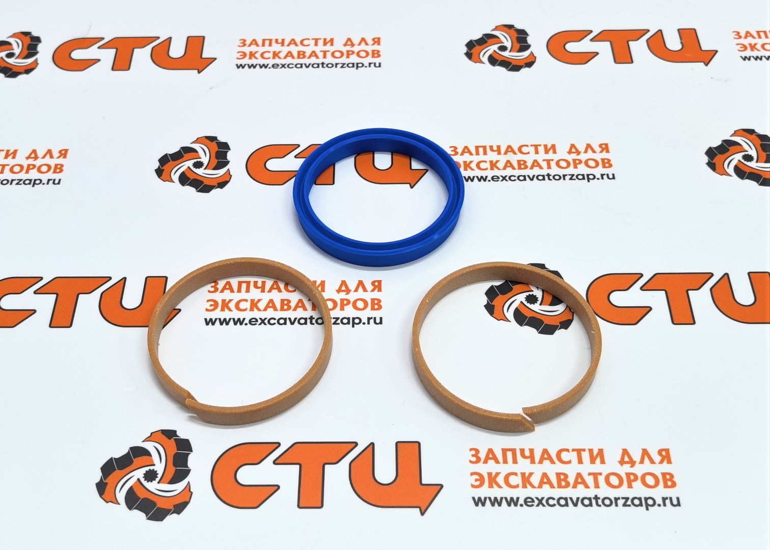 Ремкомплект на поршень гидрозамка каретки S48/80730 экскаватора погрузчика Hidromek 102