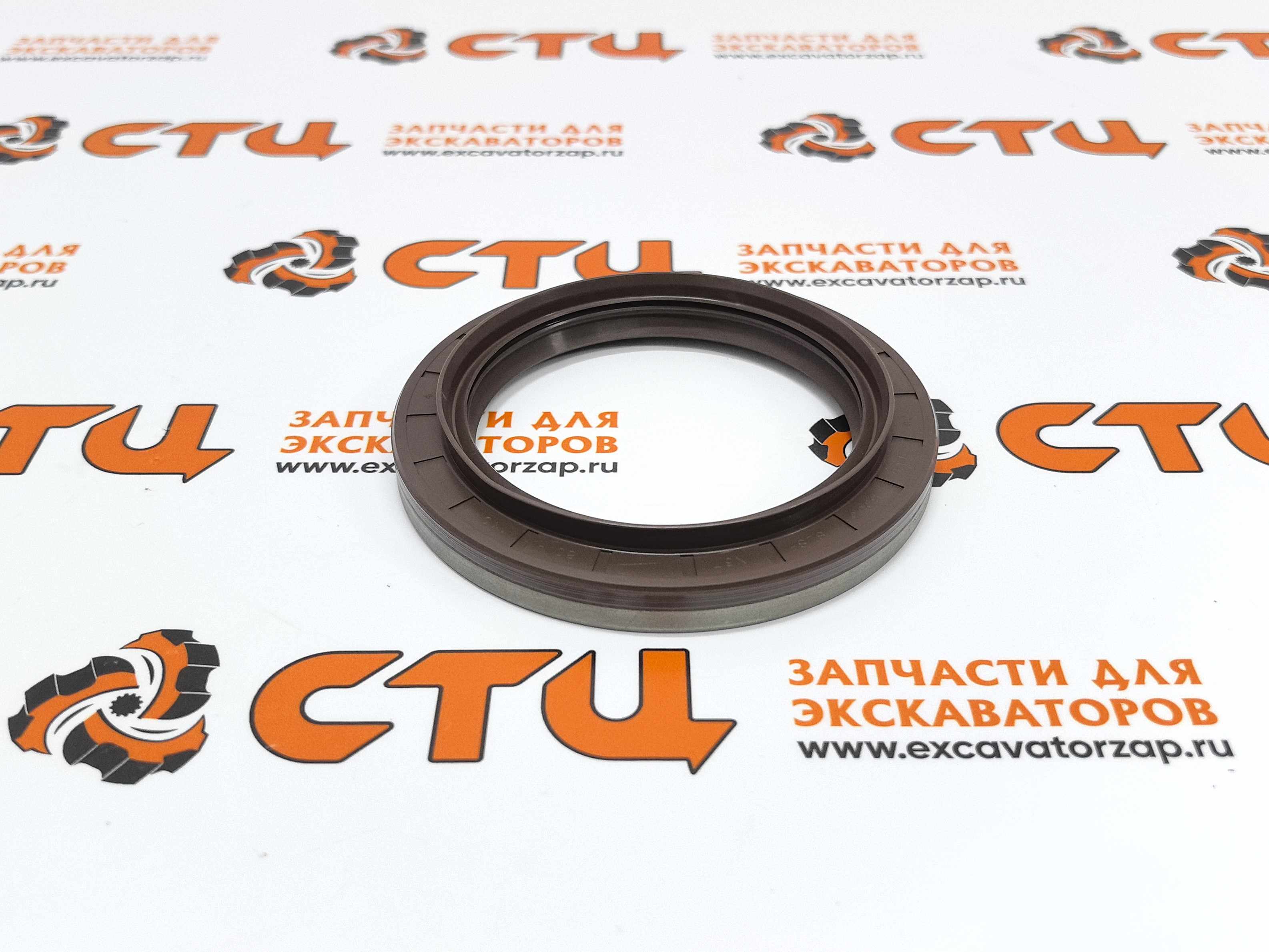 Сальник хвостовика КПП экскаватора Hyundai ZGAQ-01087, ZGAQ-02057, 0734-319-718, 0734319718, 0734.319.718 (КОРЕЯ)