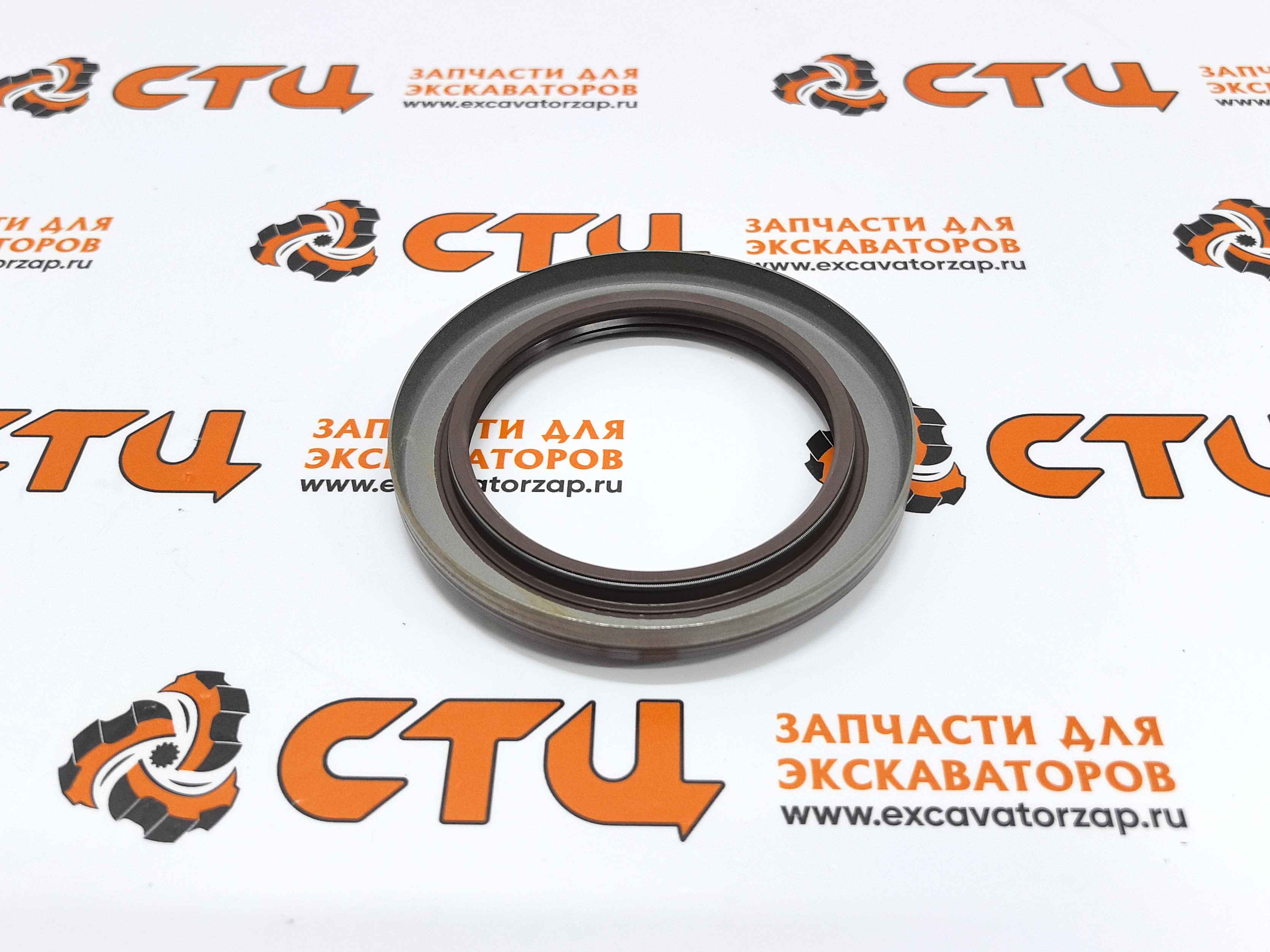 Сальник хвостовика КПП экскаватора Hyundai ZGAQ-01087, ZGAQ-02057, 0734-319-718, 0734319718, 0734.319.718 (КОРЕЯ)