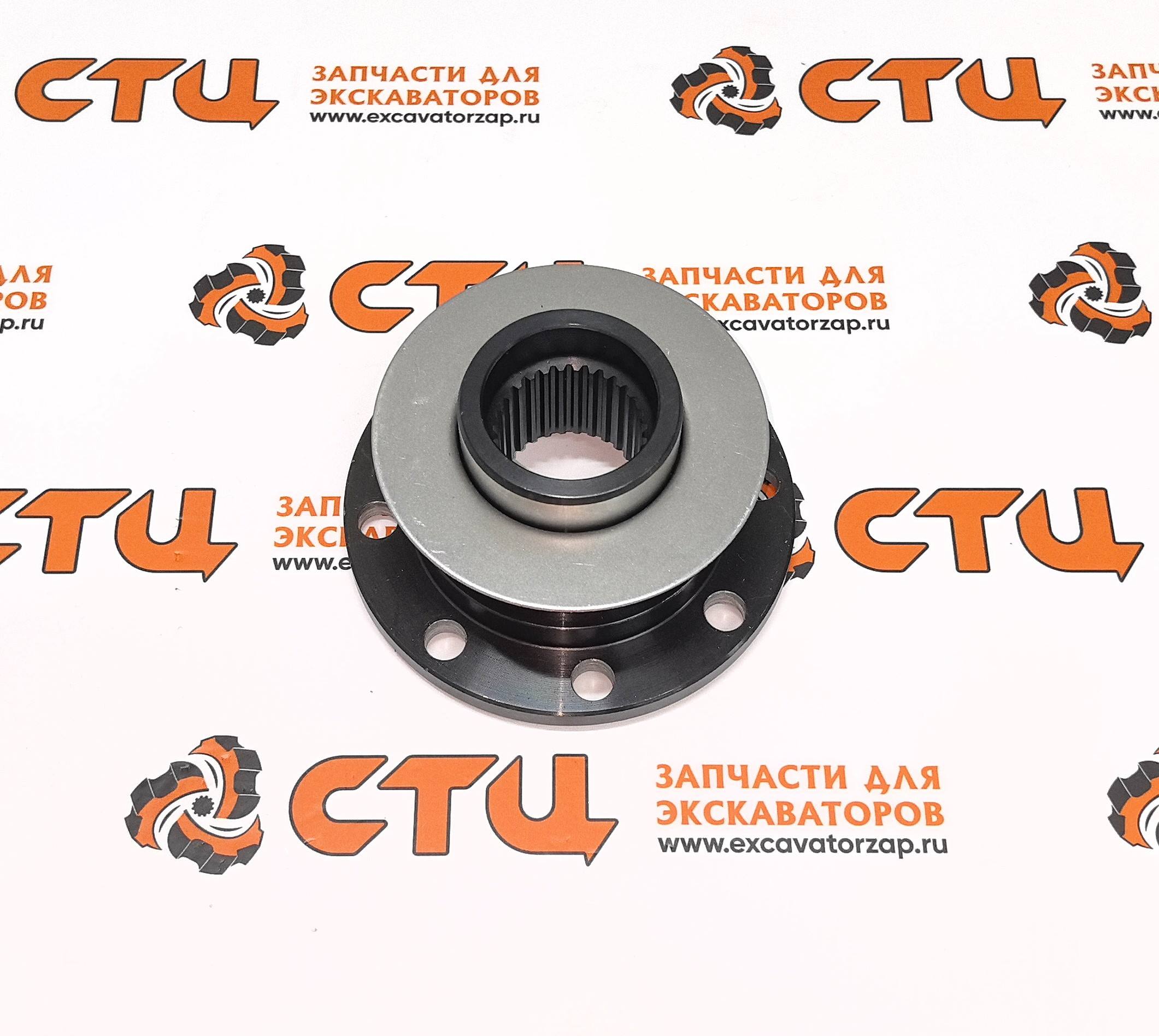 Фланец (хвостовик) ZTAM-00571 переднего моста экскаватора HYUNDAI R140W-7